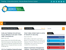 Tablet Screenshot of businessnewspakistan.com